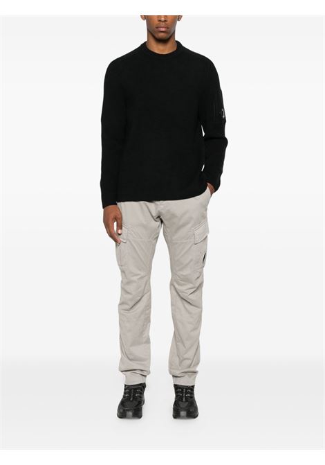 crewneck sweater man black C.P. COMPANY | 19CMKN015A-006608A999